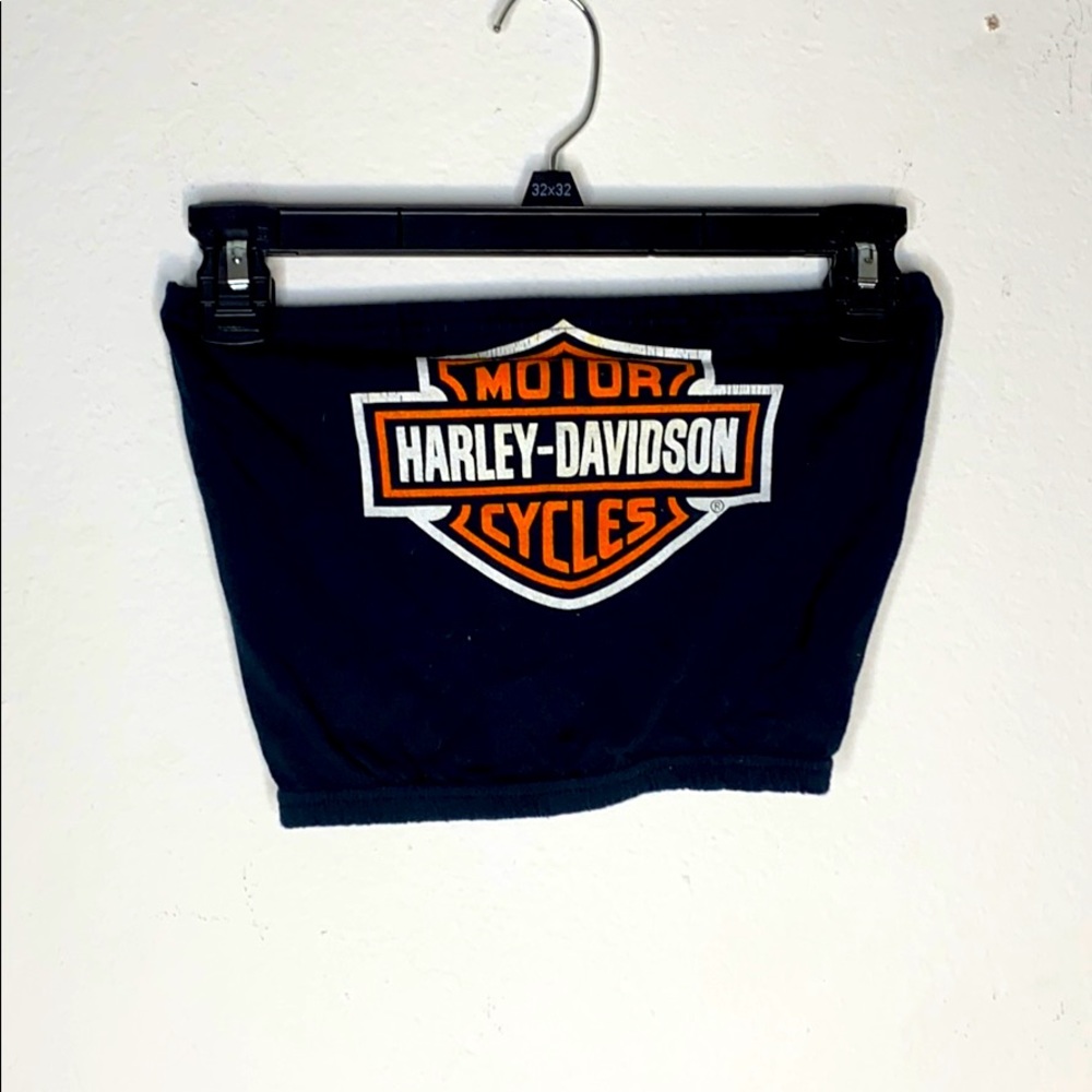 Harley Davidson crop top tube top